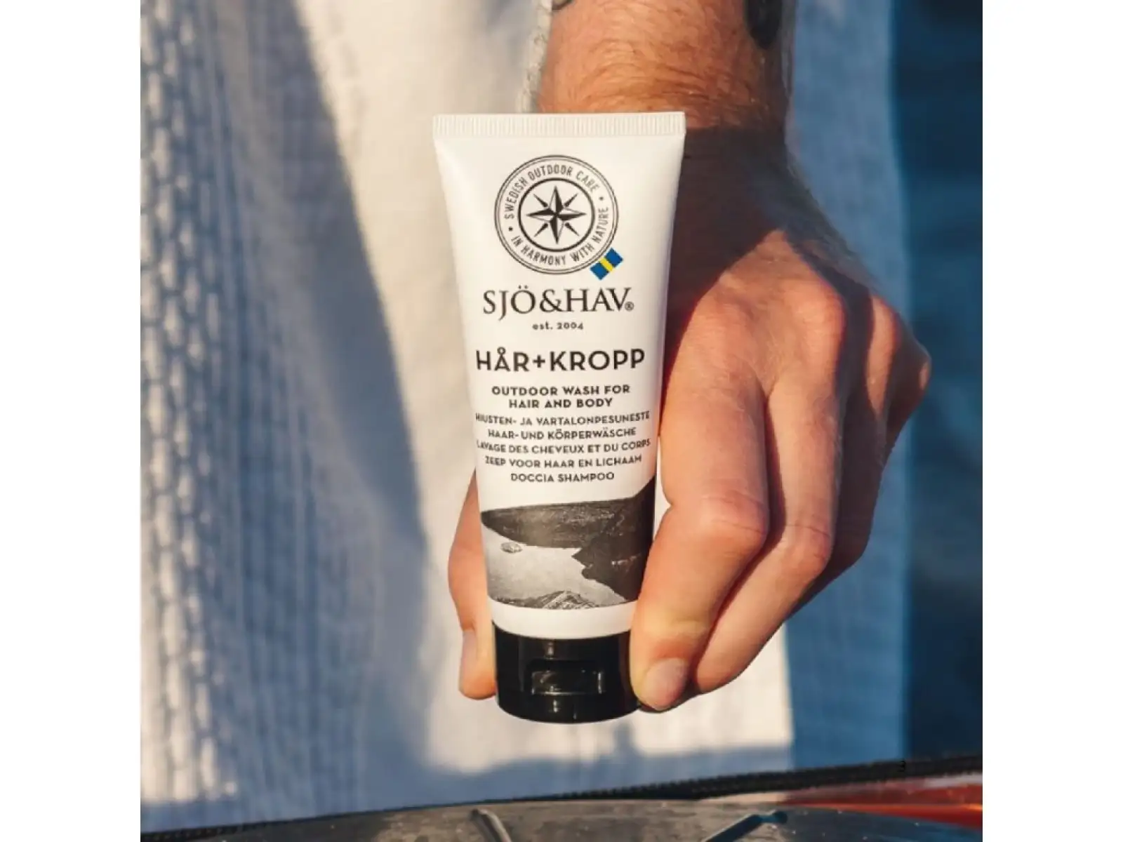 Sjö&Hav biodegradowalne uniwersalne outdoor mydło do ciała i włosów 75ml