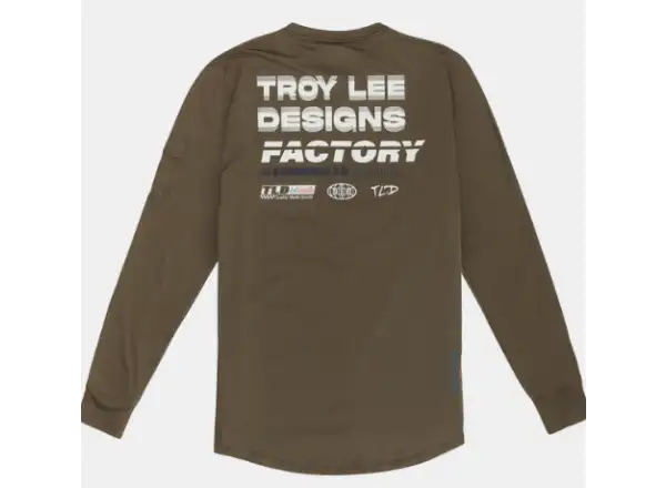 Troy Lee Designs Ruckus Ride Tee Factory męska koszulka z długim rękawem Caper