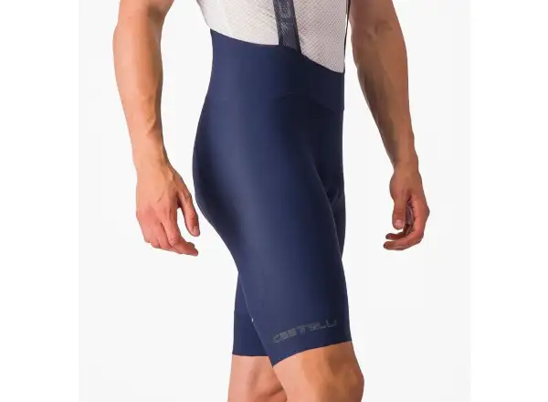 Castelli Espresso 3 męskie spodenki z wkładką i szelkami Belgian Blue