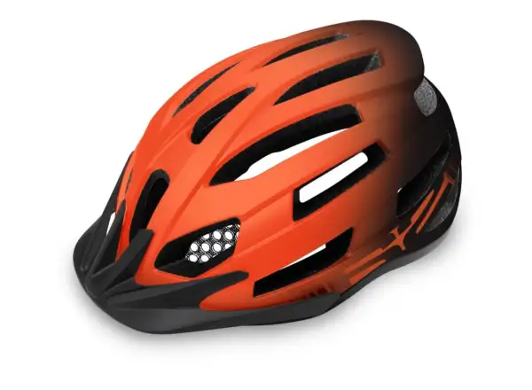 R2 Spirit kask rowerowy matowy pomarańczowy