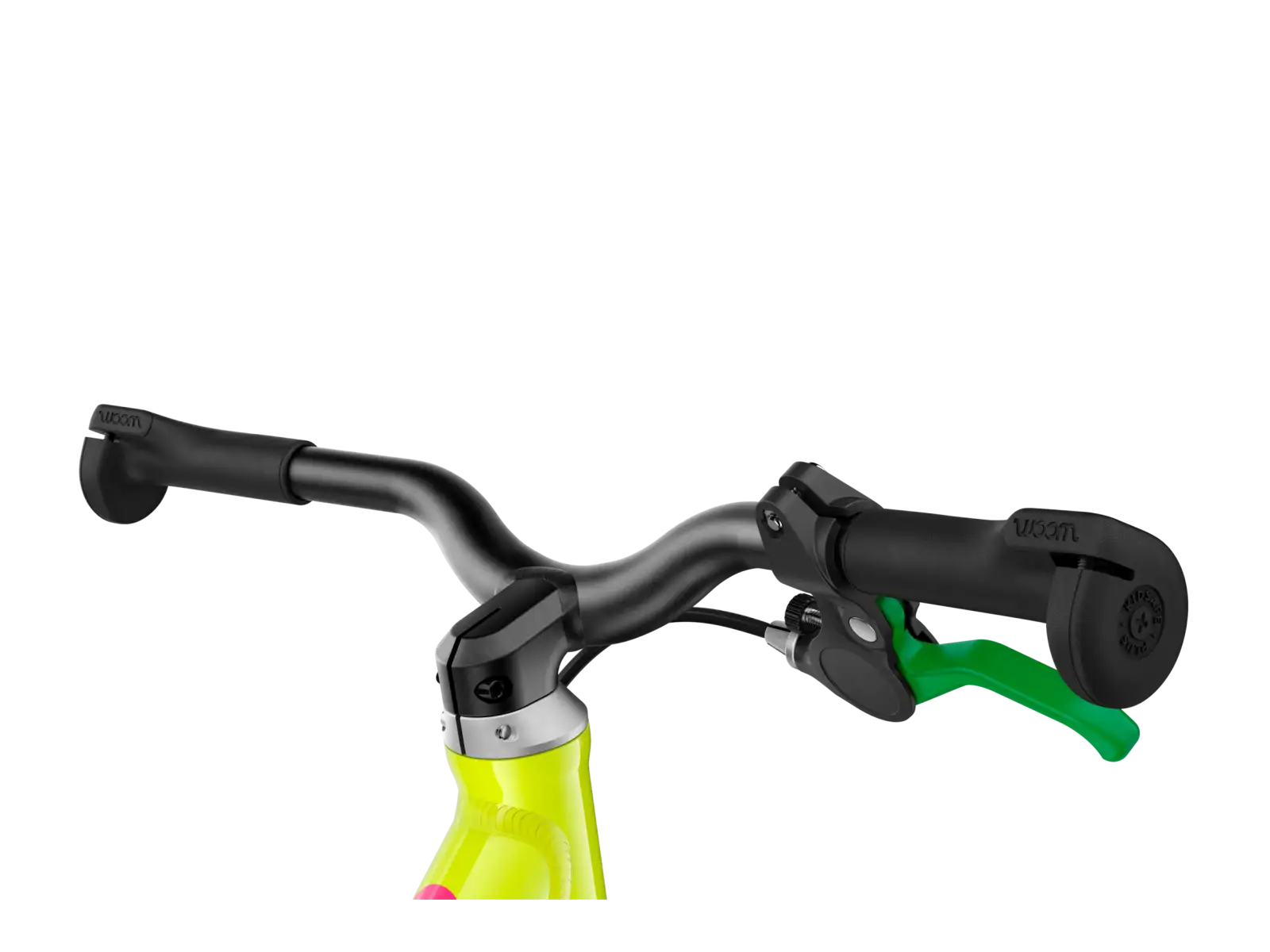 Woom GO 1 rowerek biegowy dla dzieci neon lime