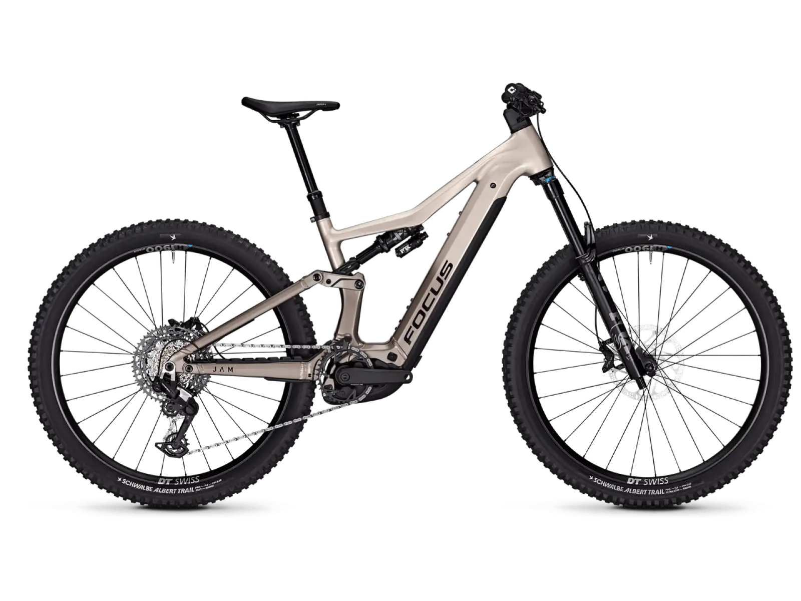 Focus JAM 9 600Wh w pełni amortyzowany rower elektryczny Adamantsilver / Crystalgrey