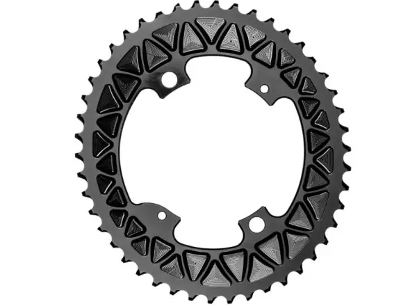 Absolute Black OVAL Gravel 2X 110/4 BCD zębatka 48 zębów