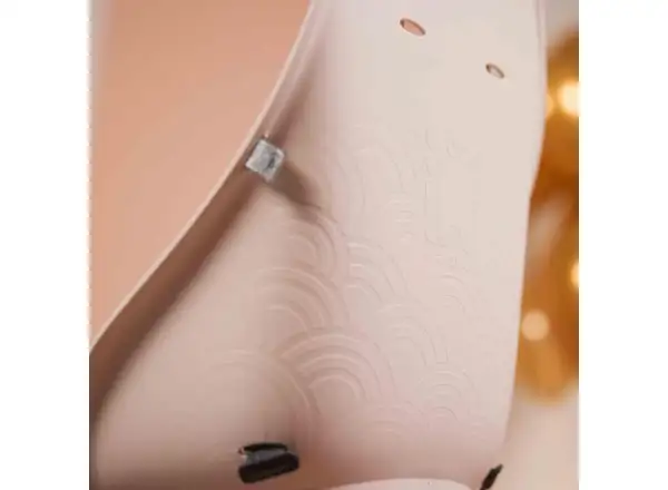 Urban Iki tylne siedzisko z adapterem na bagażnik Sakura Pink/Shinju White