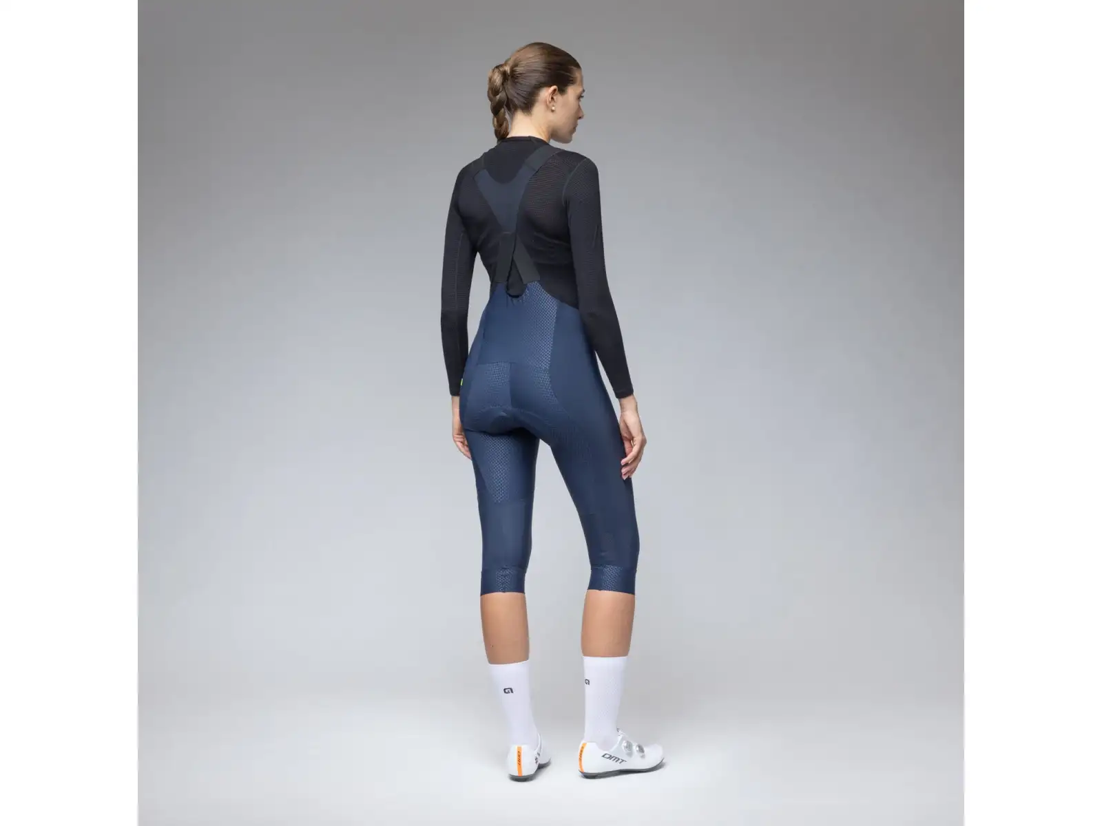 Alé R-EV1 Voltage damskie zimowe rowerowe spodnie 3/4 Midnight Blue