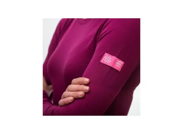 Sensor Merino Active damska koszulka dlugi rekaw Lilla