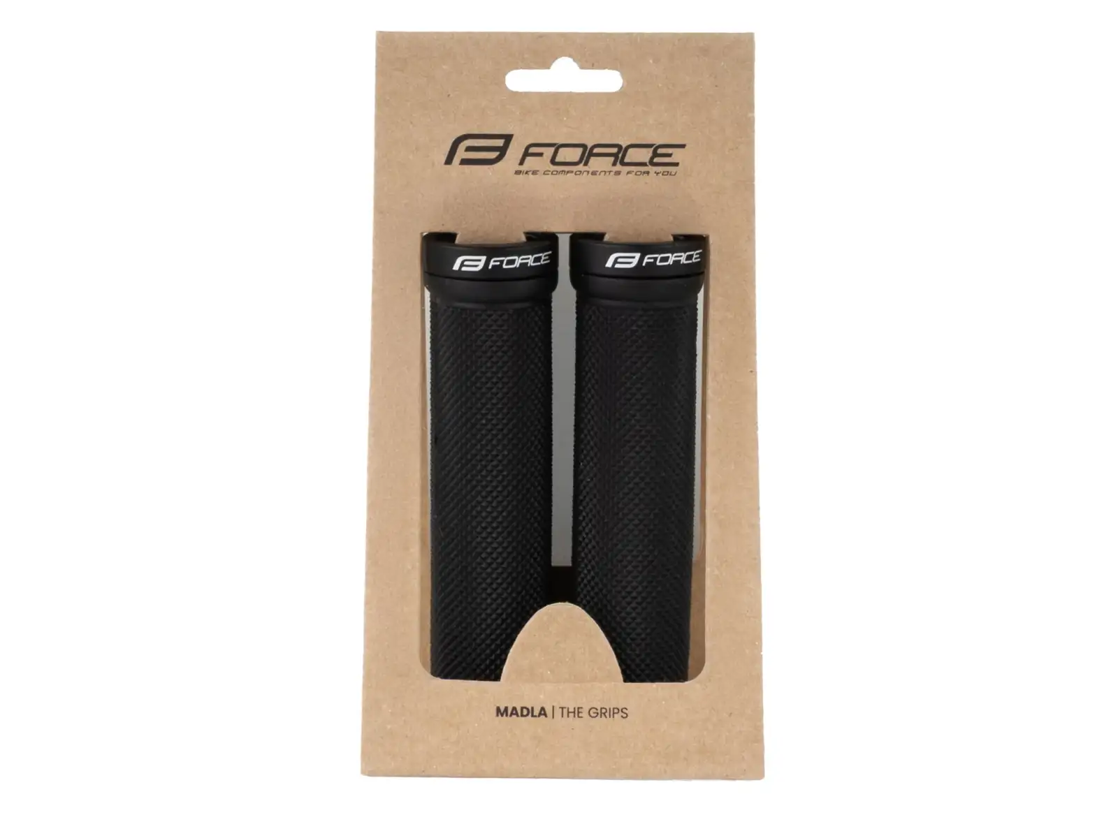 Force chwyty gumowe czarne zabezpieczone 128mm