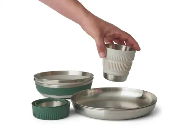 Sea to Summit Detour Stainless Steel Dinnerware Set 6 częściowy zestaw naczyń