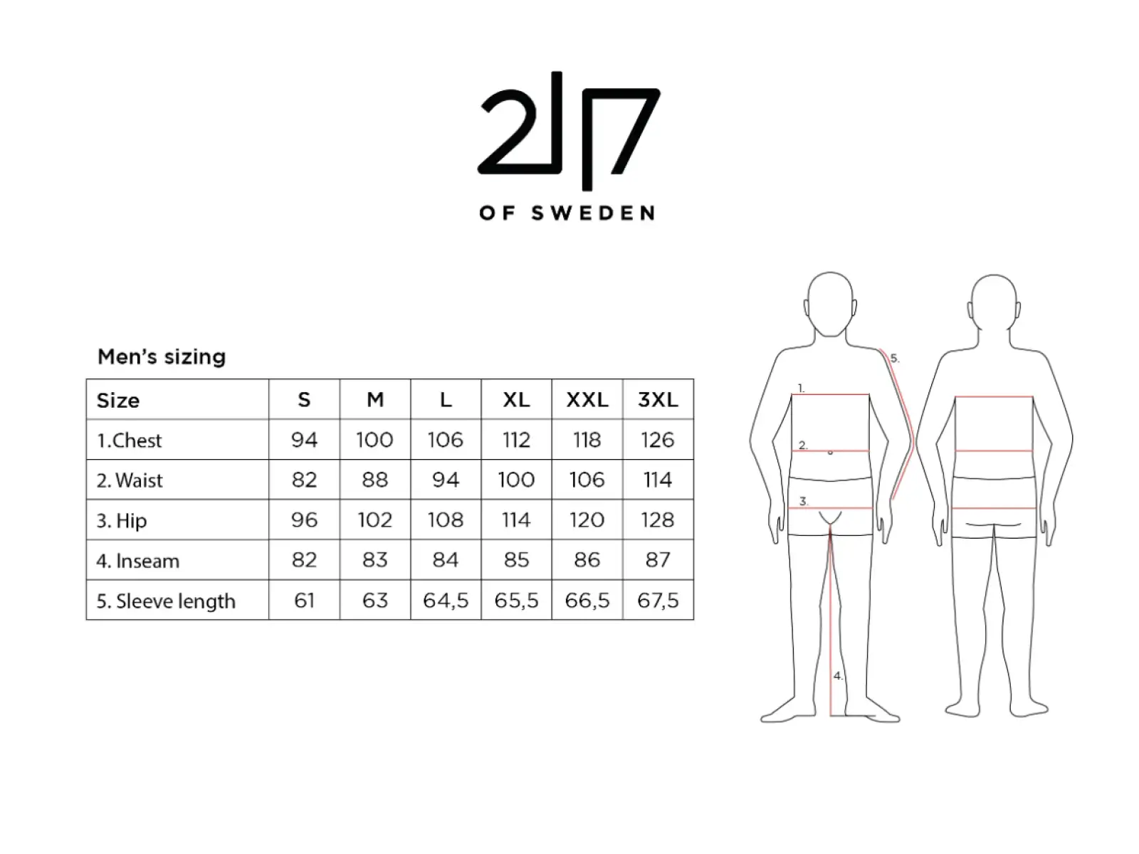 2117 of Sweden Valla lekka męska kurtka puchowa Pine