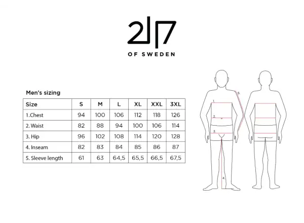2117 of Sweden Valla lekka męska kurtka puchowa Pine