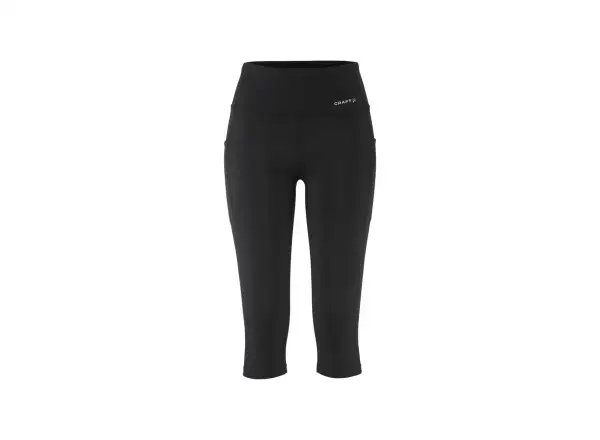 Craft Essence Capri damskie spodnie 3/4 czarna