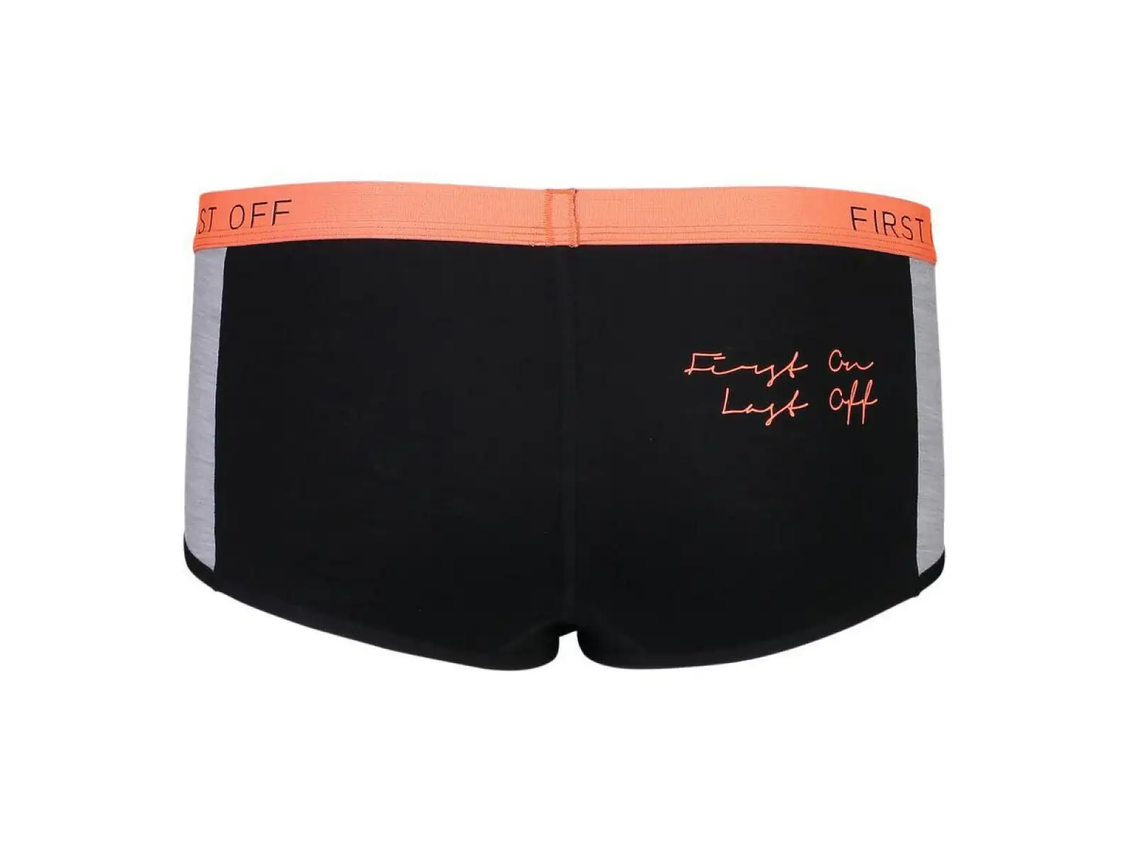 Mons Royale SYLVIA BOYLEG merino majtki black/grey marl rozm. XS