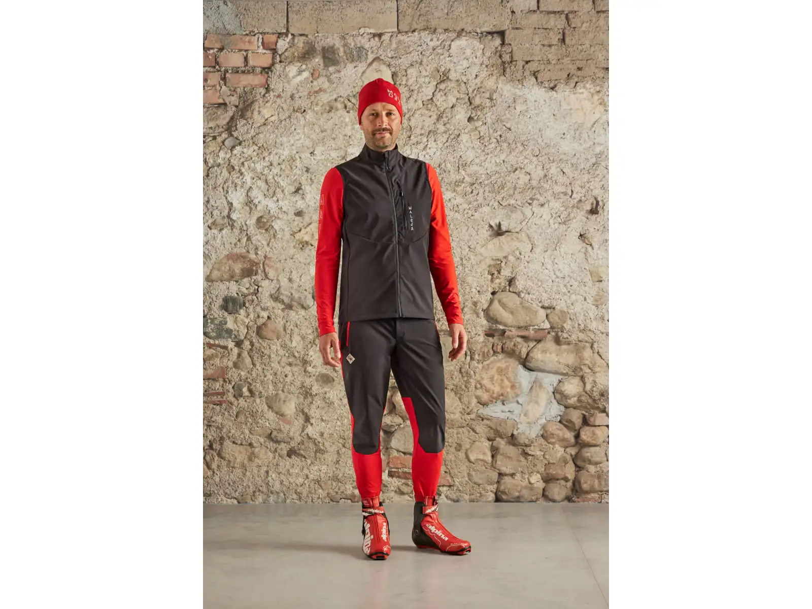 Maloja BrinzulM. męskie spodnie Night Sky/Multi Red