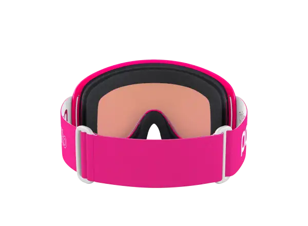 POC POCito Retina dziecięce gogle narciarskie Fluorescent Pink/Partly Sunny Light Orange