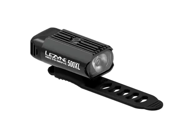 Lezyne Hecto Drive 500XL przednie światło Black/Hi Gloss