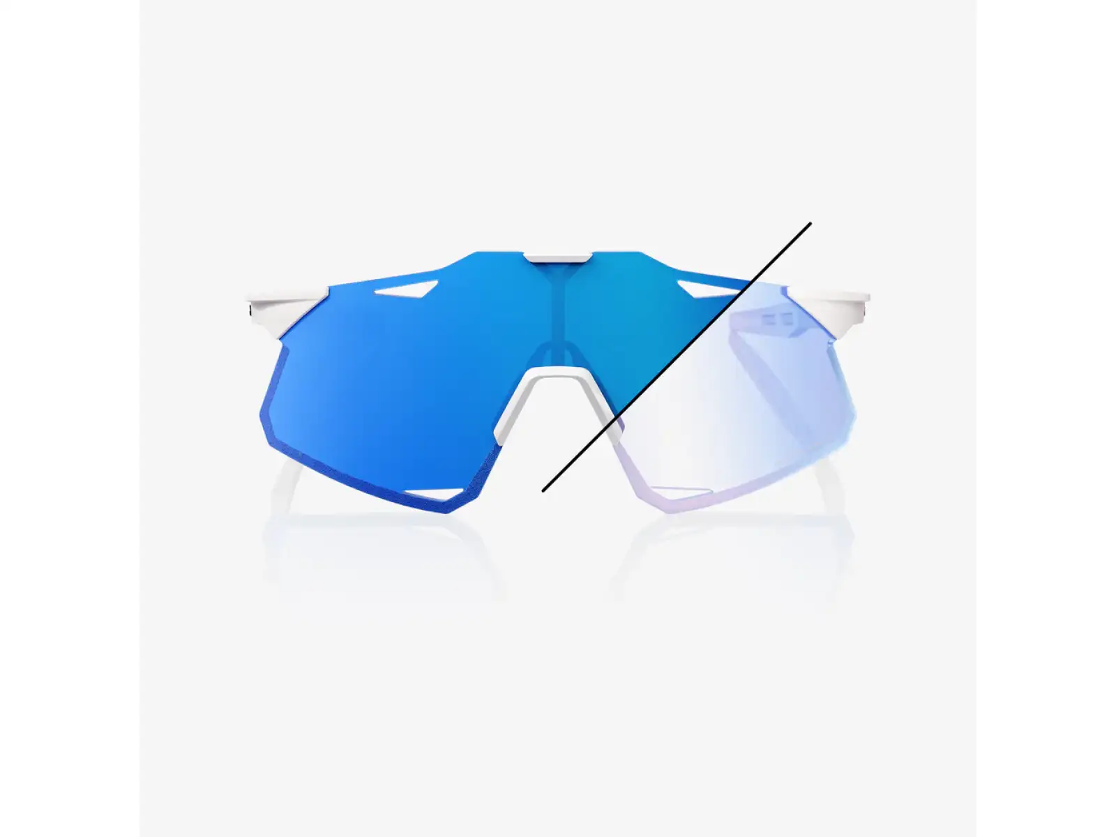 100% Hypercraft okulary LE Bastille Blue Mirror Photochromic
