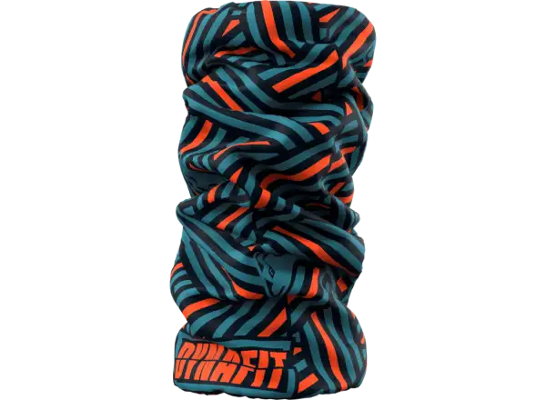 Dynafit Logo Neck Gaiter komin Storm Blue Razzle Dazzle