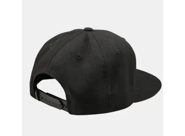 Troy Lee Designs Flat Bill Signature Snapback czapka Black