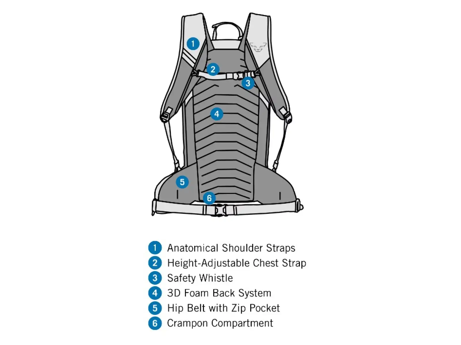 Dynafit Ridge damski skialpinistyczny plecak 24 l Overcast/Black Out