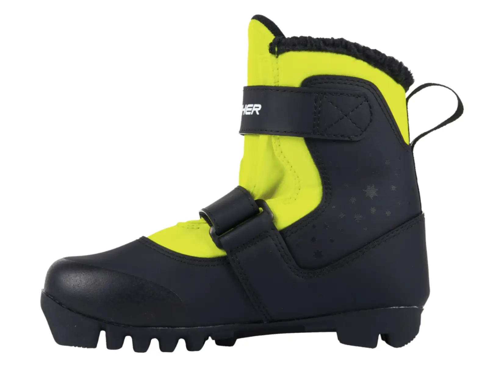 Fischer Snowstar dziecięce buty do nart biegowych Black/Yellow