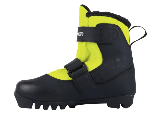 Fischer Snowstar dziecięce buty do nart biegowych Black/Yellow