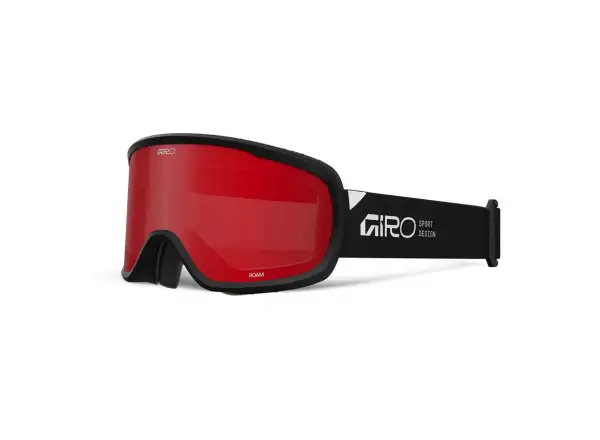 Giro Roam gogle narciarskie Black Stacked/Amber Scarlet/Yellow (2szyby)