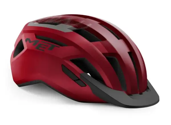 MET ALLROAD kask czerwony/czarny matowy