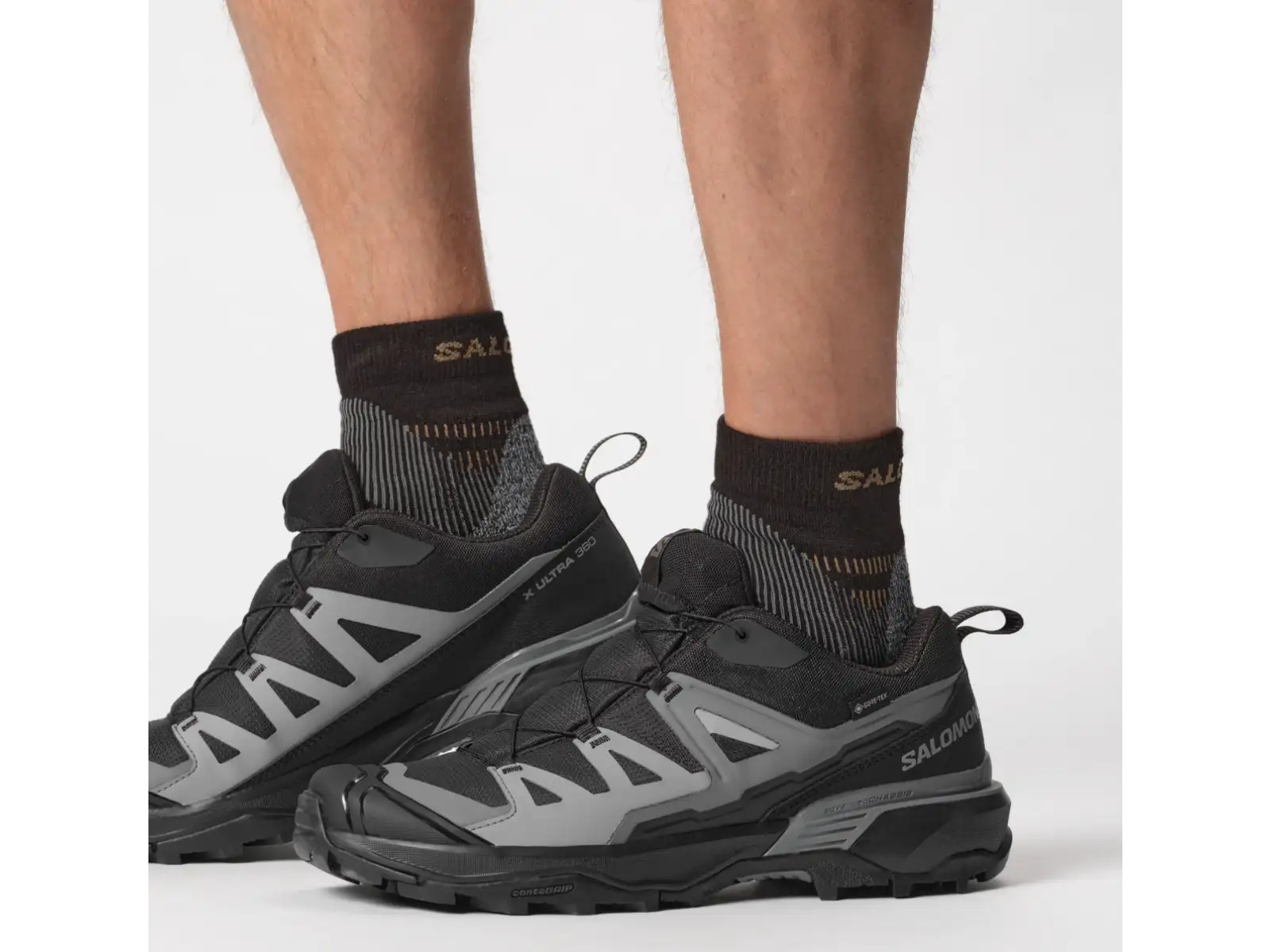 Salomon X Ultra 360 GTX męskie buty turystyczne Black/Magnet/Quiet Shade