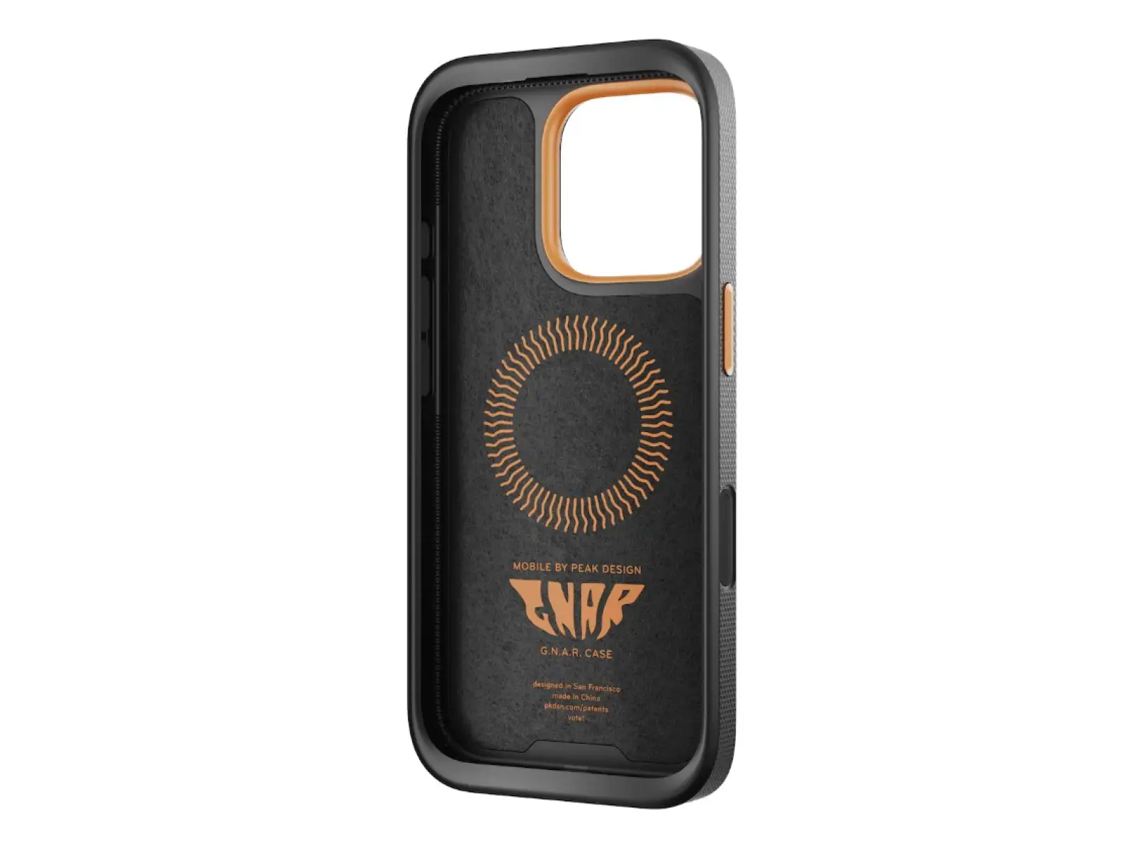 Peak Design G.N.A.R. Case do iPhone 16 Pro Max Black