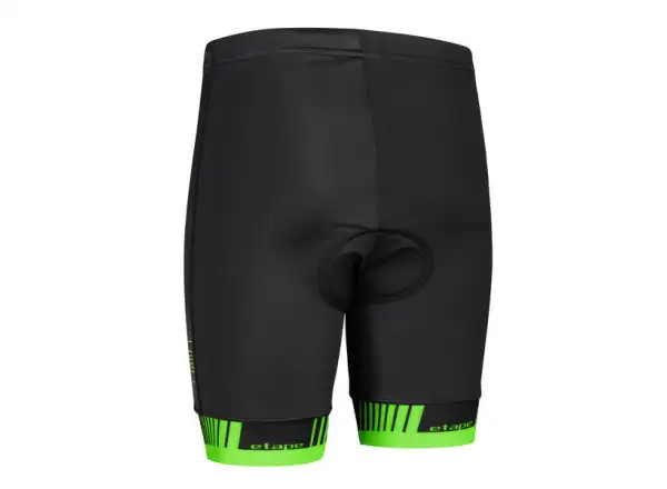 Etape Junior 2.0 dziecięce spodenki z wkładką czarna/zielona