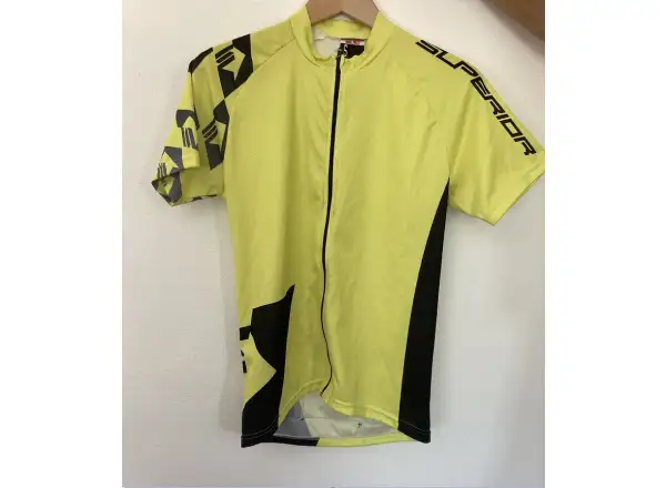 Superior damski dres czarna/limetka krótki rękaw