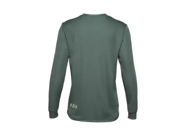 Fox Yth Ranger dziecięca koszulka rowerowa długi rękaw Hunter Green