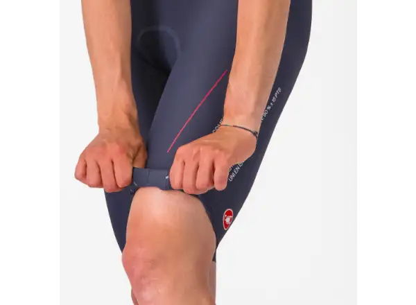 Castelli Espresso R-A/D męskie spodenki z wkładką i szelkami Twilight Blue