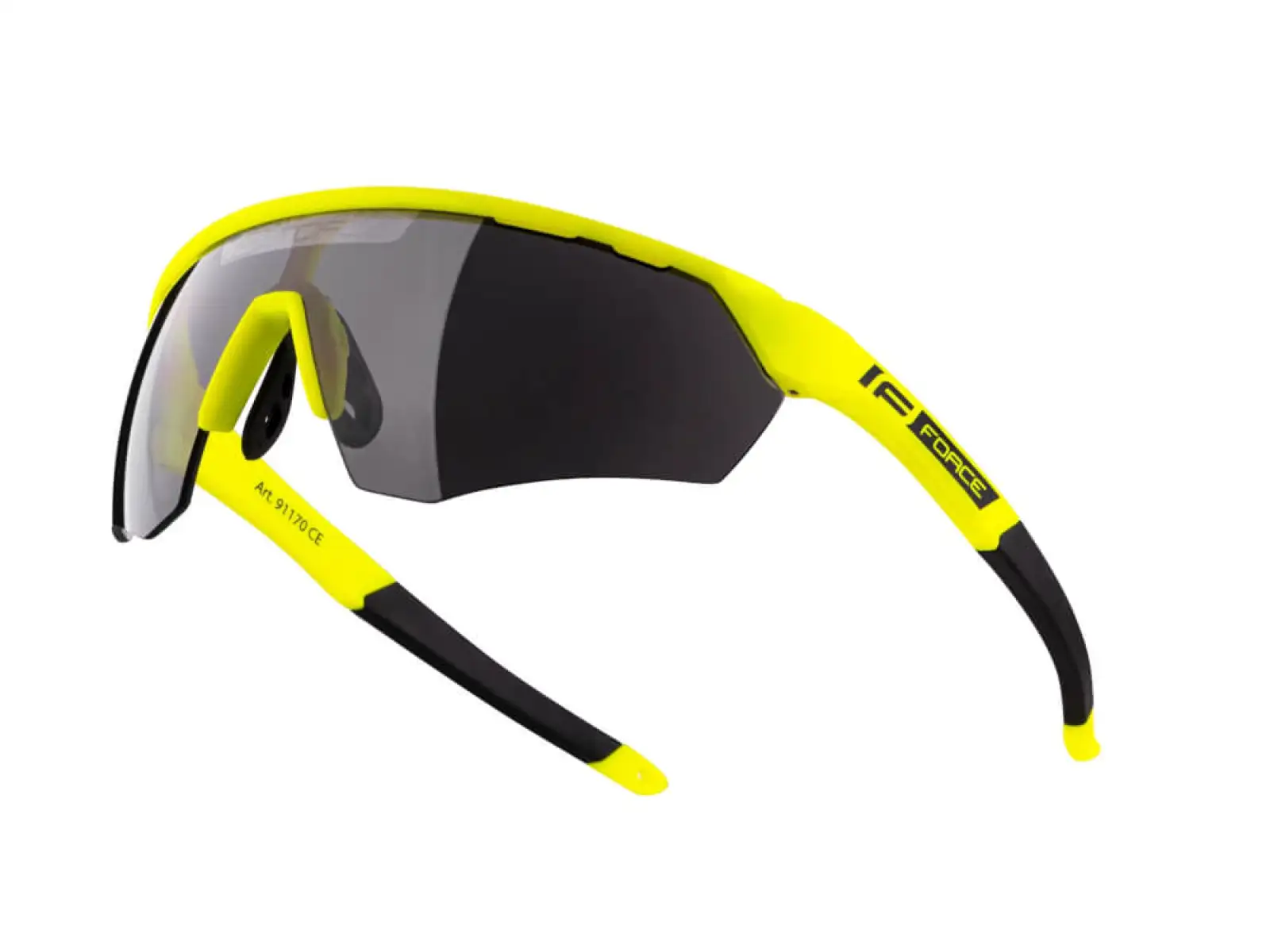 Force Enigma okulary rowerowe fluo/czarne szkła