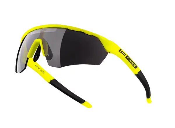 Force Enigma okulary rowerowe fluo/czarne szkła