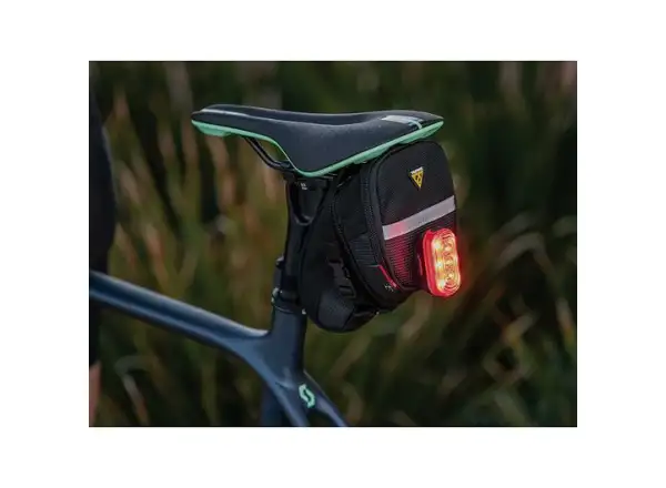 Topeak Taillux 100 USB tylne światło czerwona/żółta