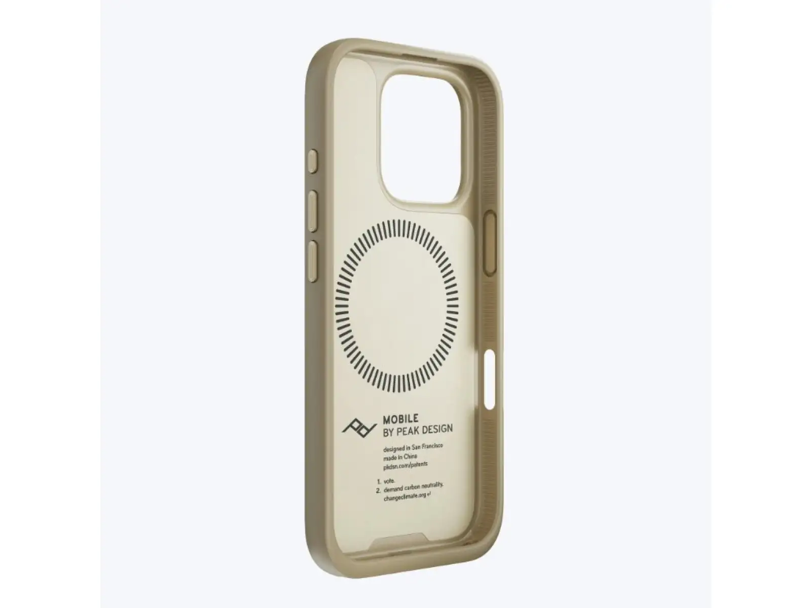 Peak Design Mobile Everyday Clarino Case iPhone 16 Pro pokrowiec na telefon Bone