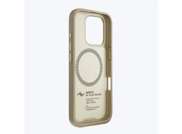 Peak Design Mobile Everyday Clarino Case iPhone 16 Pro pokrowiec na telefon Bone