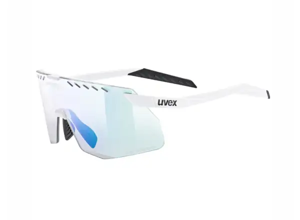 Uvex Pace Stage Variomatic Small okulary White Matt/Mirror Green