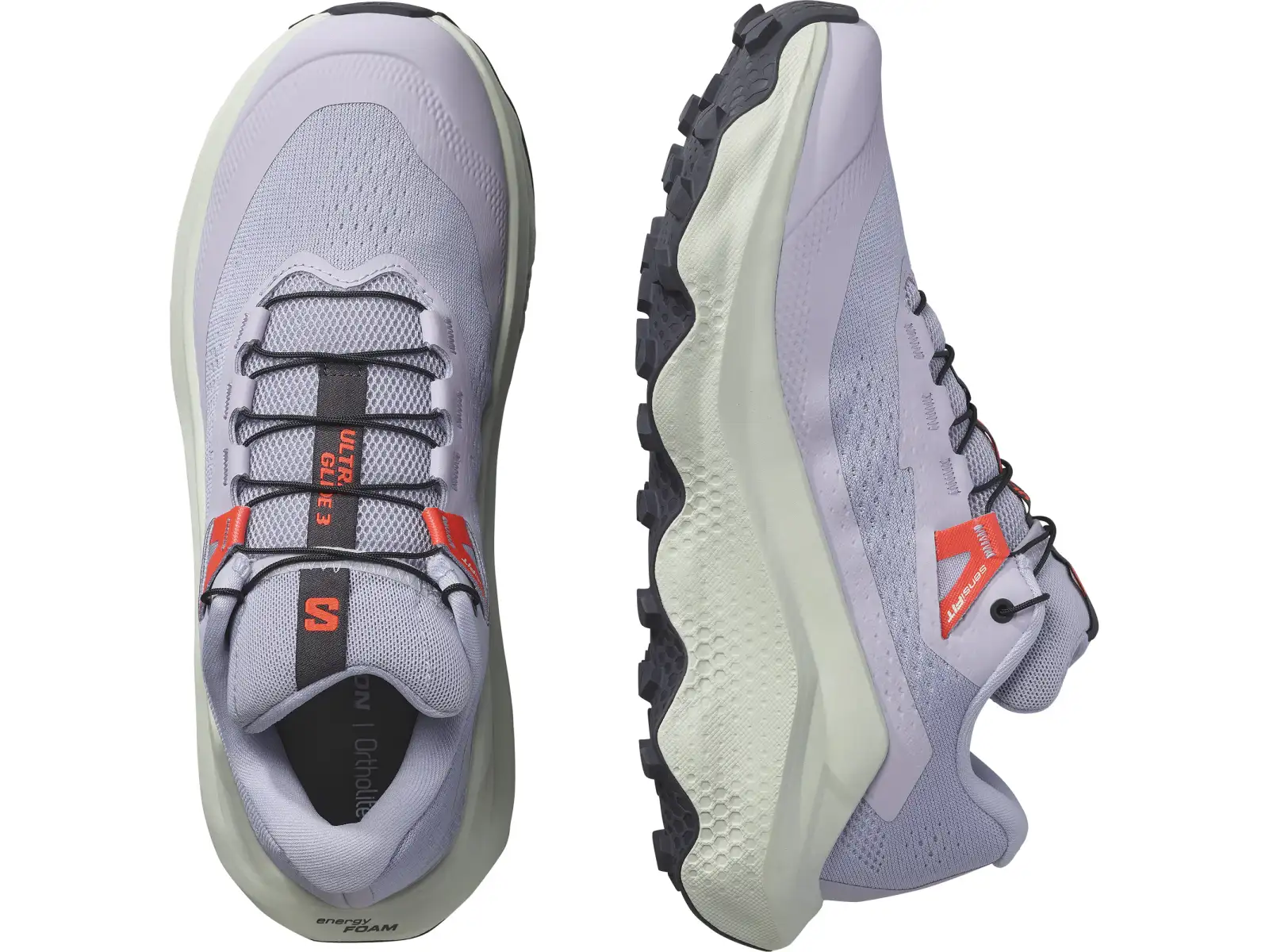 Salomon Ultra Glide 3 damskie buty do biegania Cosmic Sky/Icicle/Neon Flame
