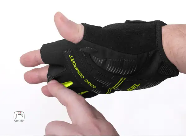 Etape Speed 2.0 rękawice czarna/żółta fluo