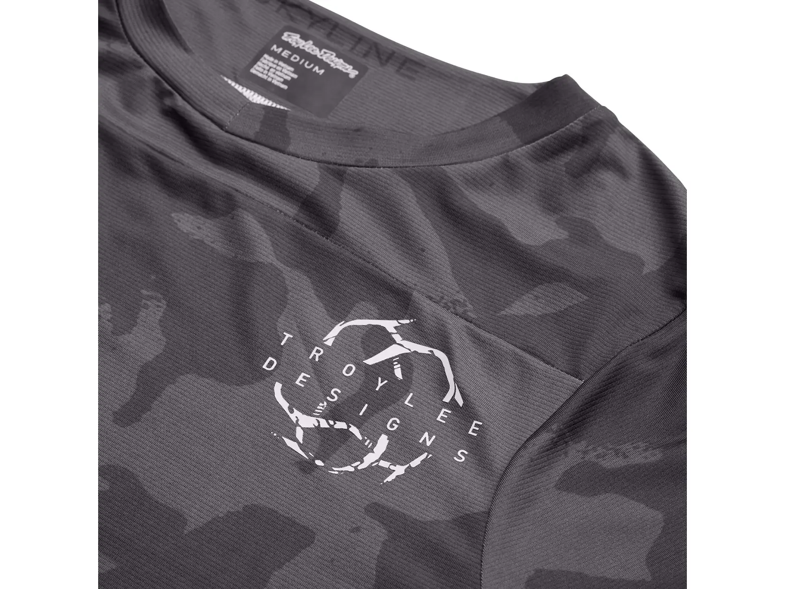 Troy Lee Designs Skyline męska koszulka z krótkim rękawem Shadow Camo Carbon