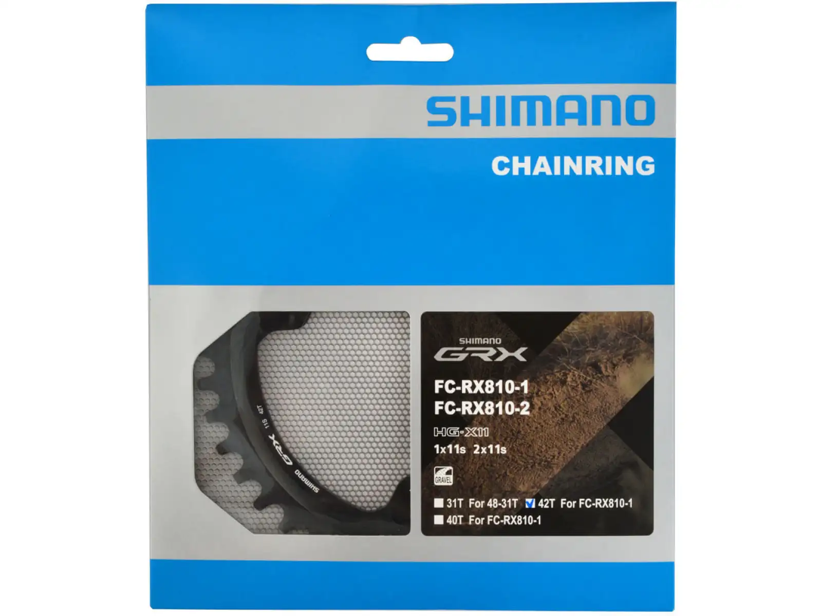 Shimano GRX FC-RX810 tarcza 1x11 42z.