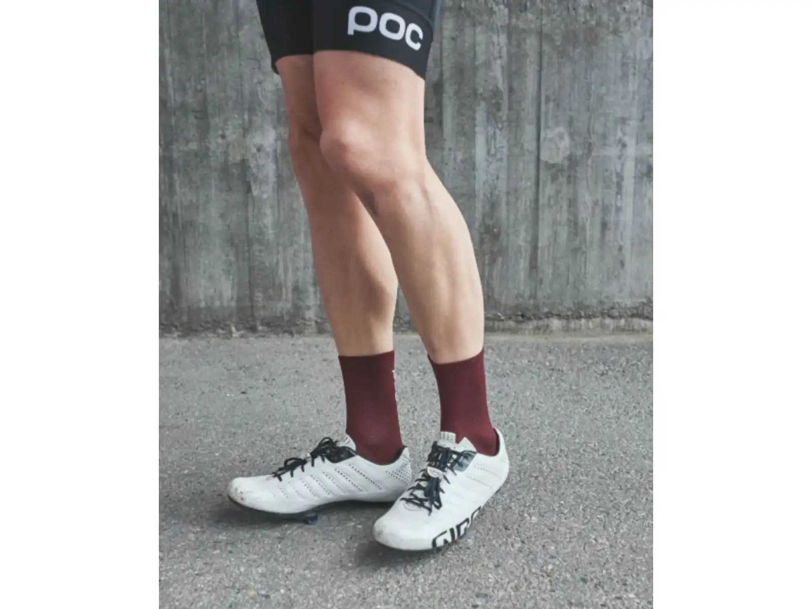 POC Seize skarpety Short Garnet Red