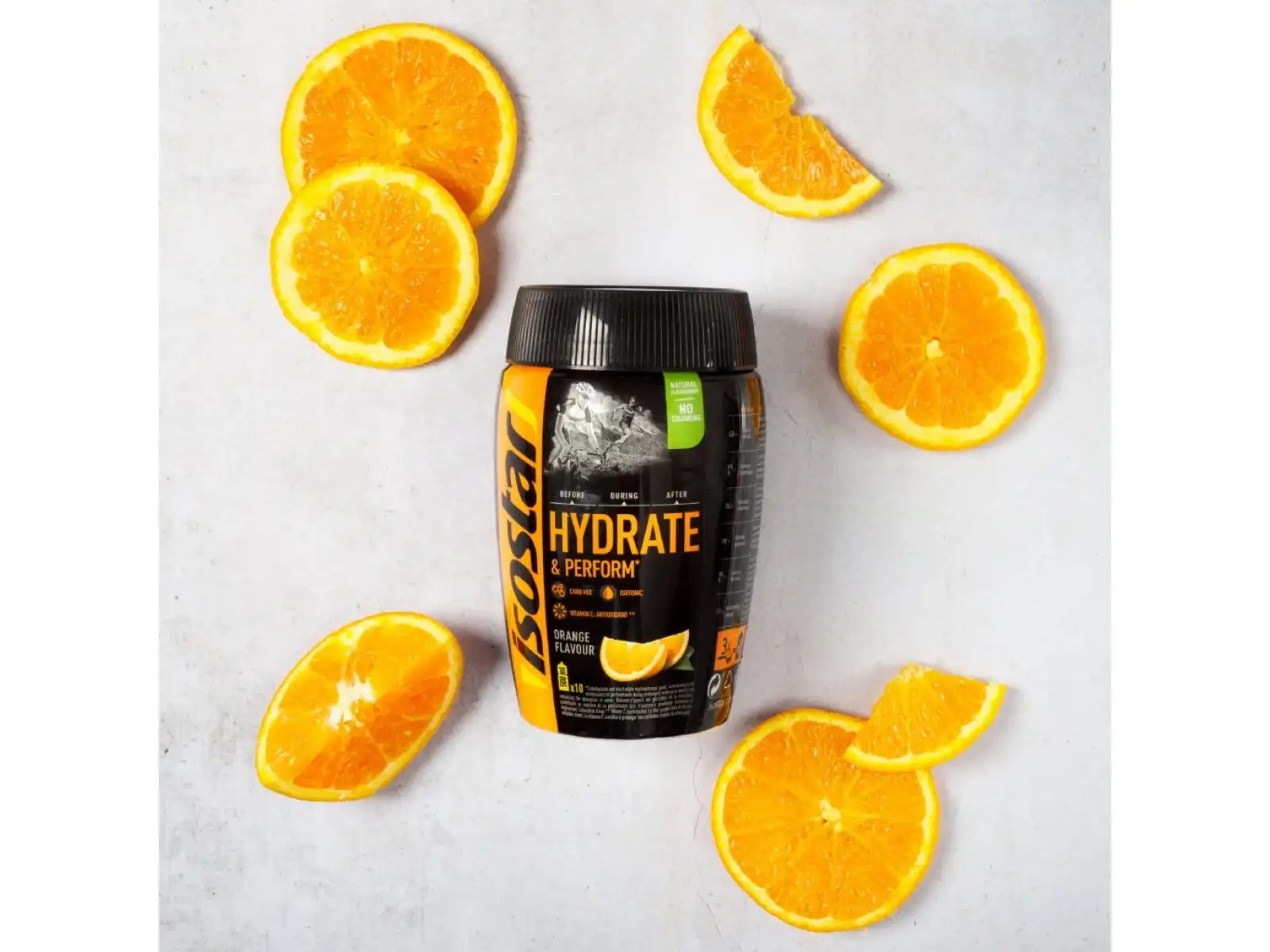 Isostar Hydrate & Perform napój jonowy 400 g pomarańcz