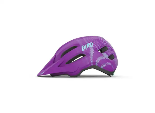 Giro Fixture II Youth kask dziecięcy Mat Purple Ripple