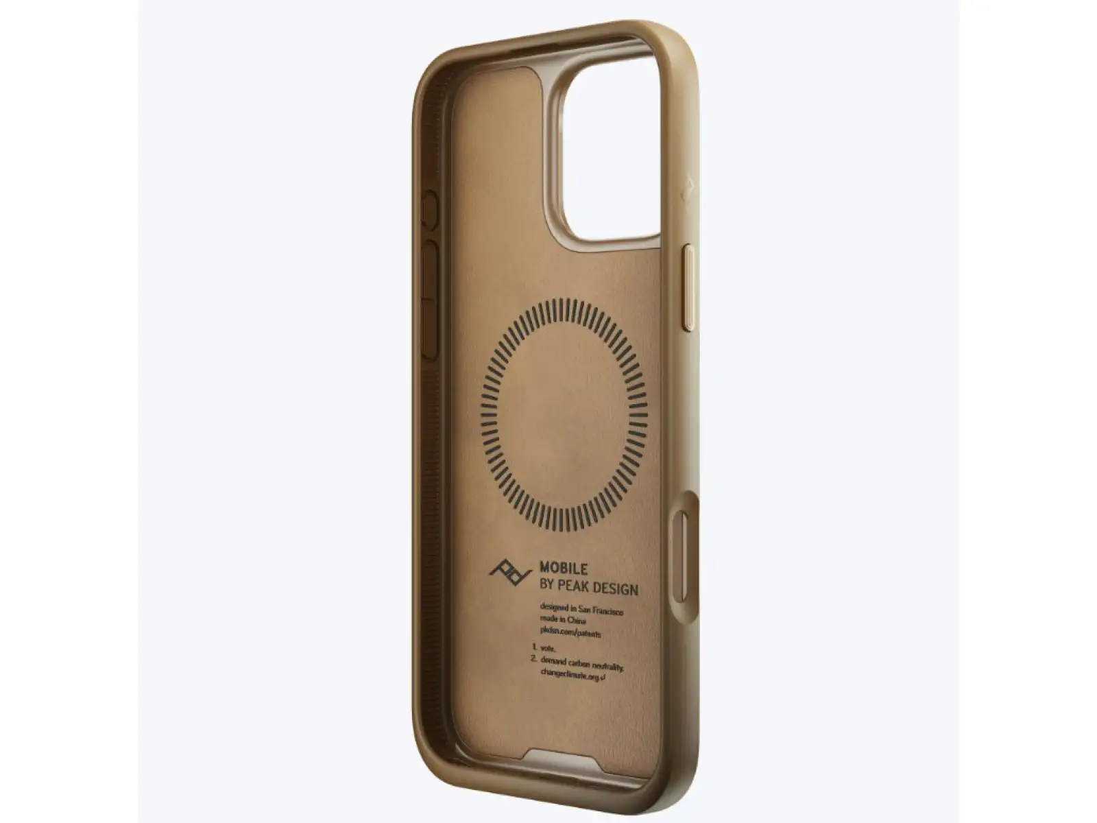 Peak Design Mobile Everyday Clarino Case iPhone 16 Pro Max etui na telefon Tan
