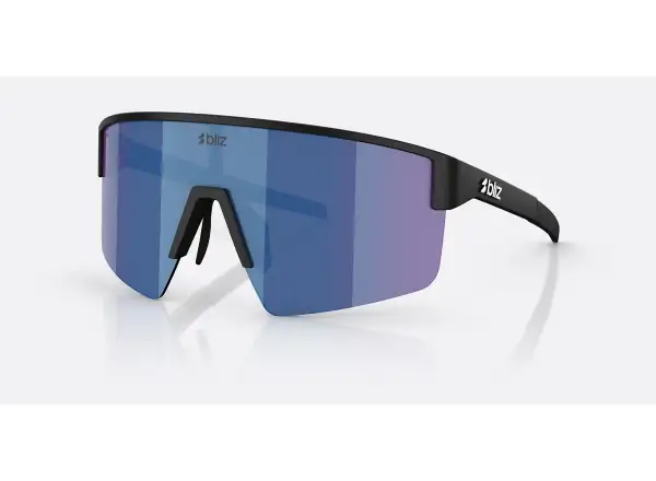 Bliz P004 okulary przeciwsłoneczne Matte Black/Grey Blue Mirror