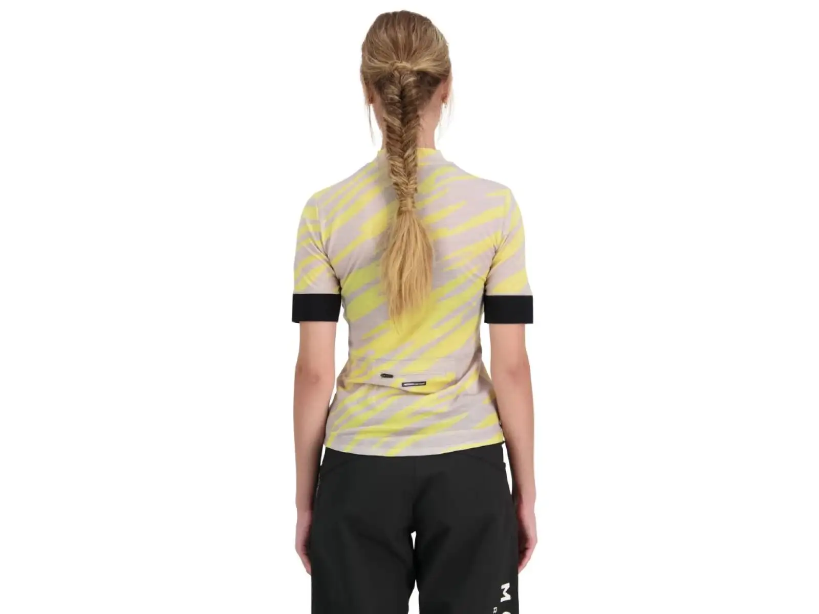 Mons Royal Cadence Half Zip WMNS damski dres krótki rękaw Limelight Camo