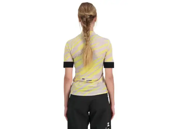 Mons Royal Cadence Half Zip WMNS damski dres krótki rękaw Limelight Camo